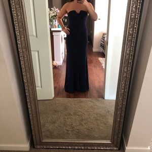 Lulus navy blue gown